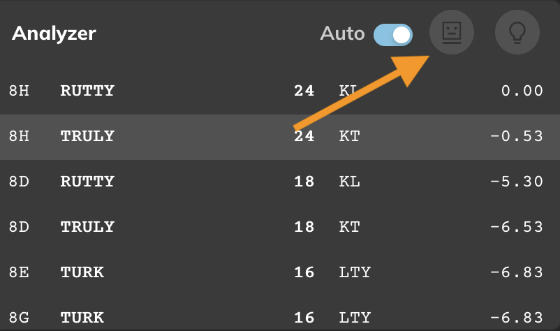 Clicking Computer Analysis button